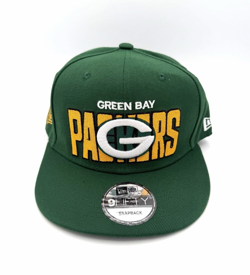 New Era Green Bay Packers NFL Vintage Collection 9FIFTY Snapback Hat Green